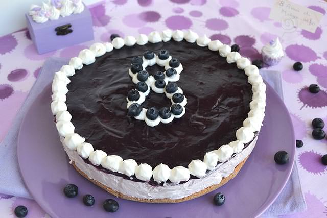 Cheesecake ai mirtilli