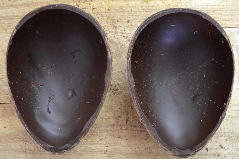 1 aprire delicatamente uovo