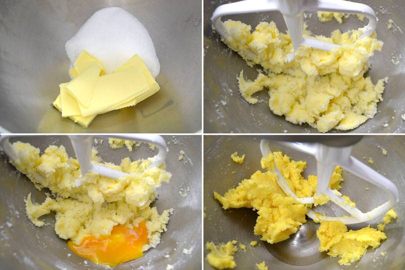 1 burro uova zucchero