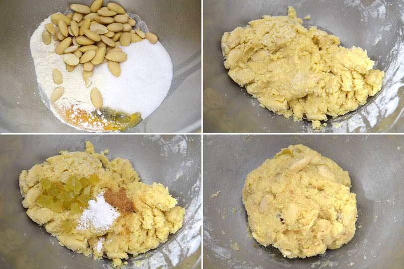 1 impastare ingredienti