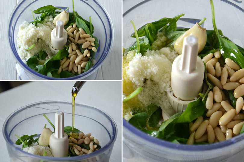 1 pesto nel mixer