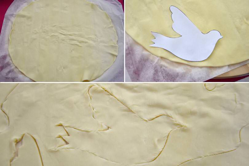 1 ritagliare colombe