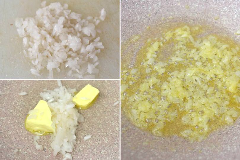 2 soffriggere burro e cipolla