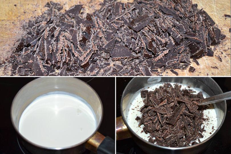 2 tritare cioccolato