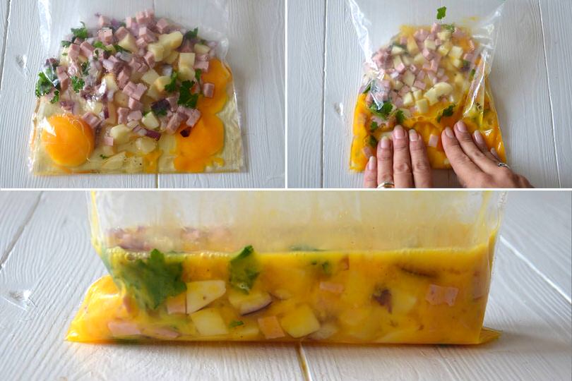 3 mescolare ingredienti