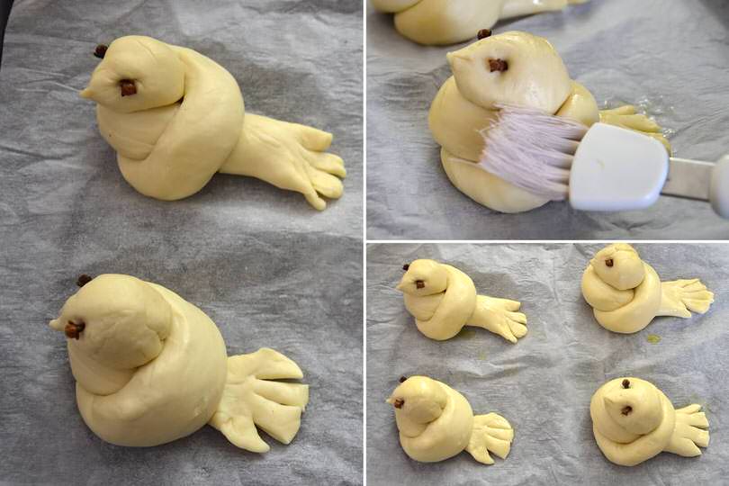 4 spennellare con olio