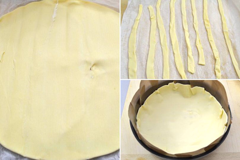 5 stendere pasta brisee