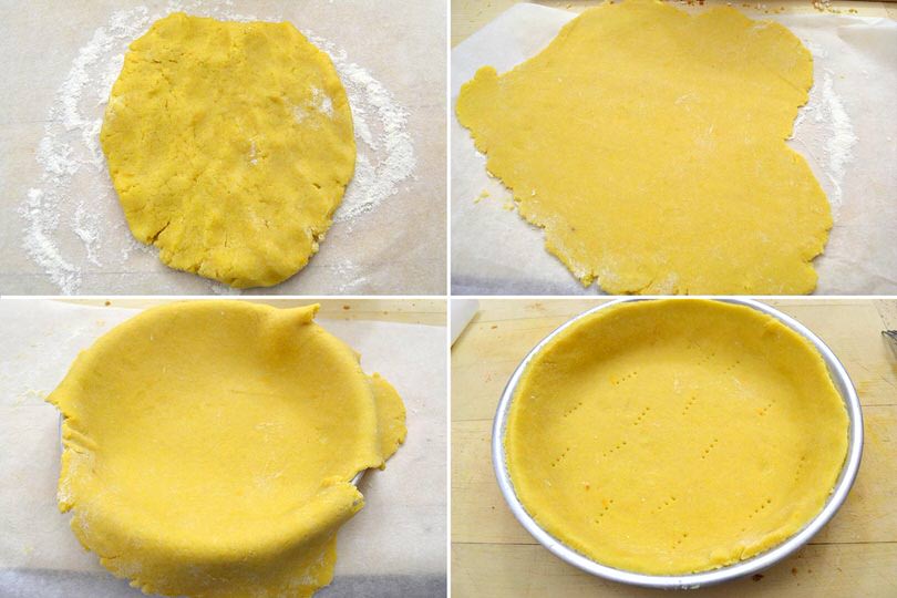 6 stendere pasta frolla