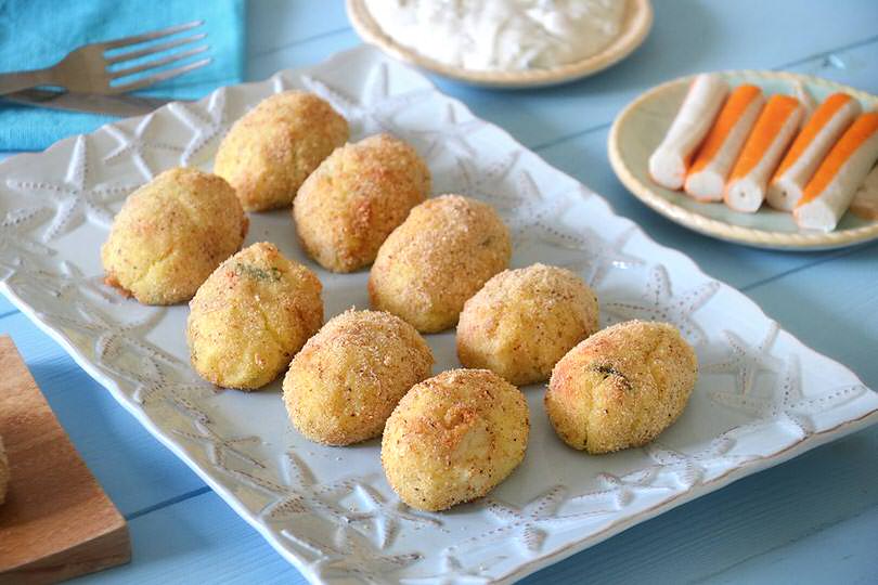 Crocchette di patate e surimi
