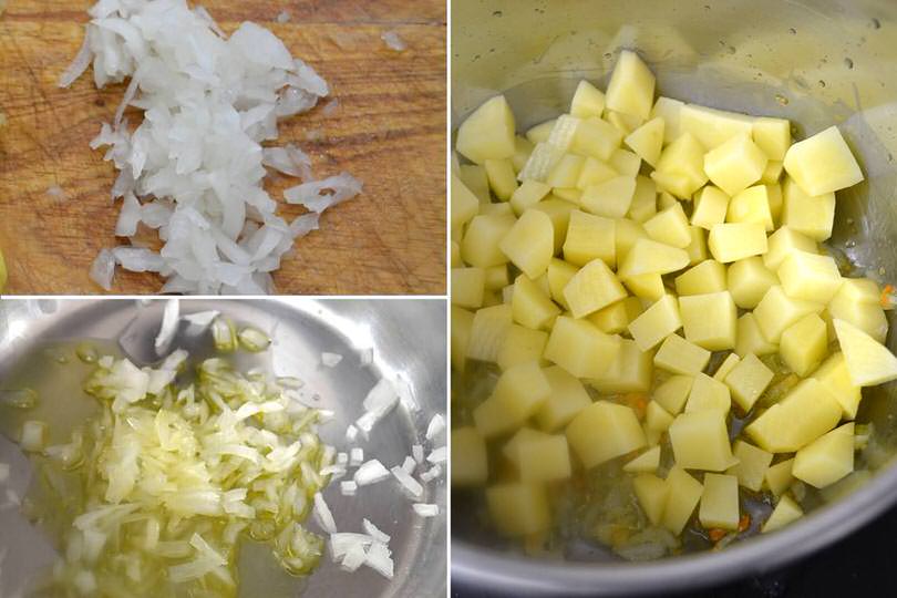 1 soffriggere cipolla