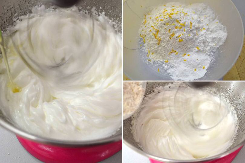 2 aggiungere olio e farina