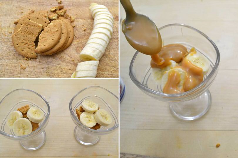2 biscotti e banane