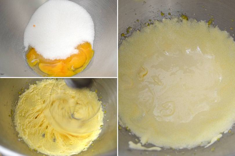 2 montare uova e zucchero