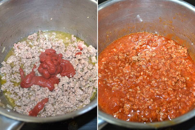 3 aggiungere pomodoro