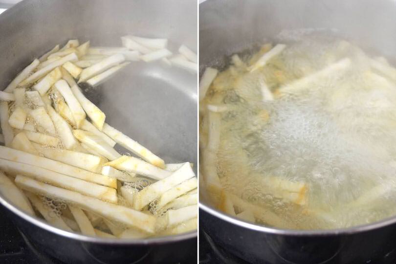 3 bollire sedano rapa