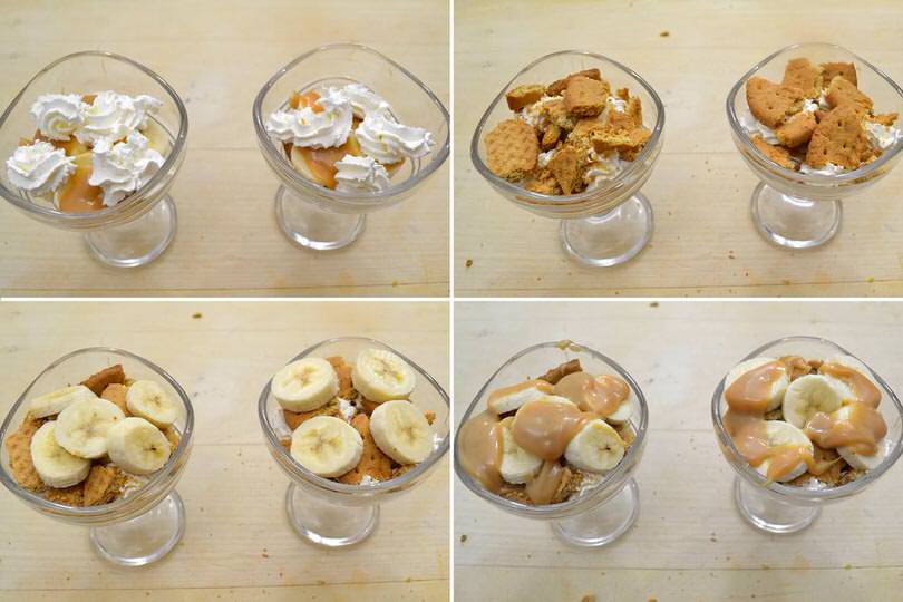 3 strati nel bicchiere