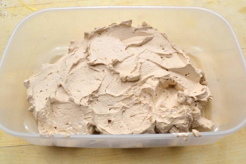 6 versare in una vaschetta