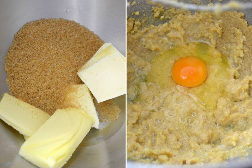 1 burro zucchero uova