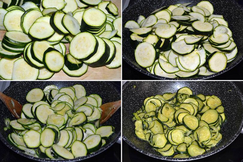 1 cuocere zucchine