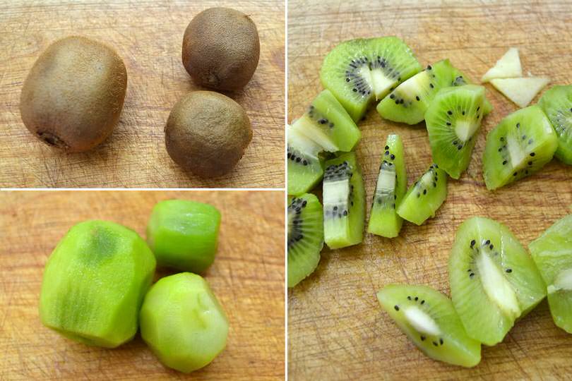 1 pulire kiwi