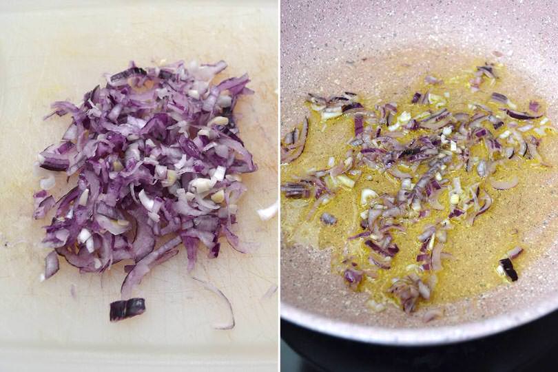 1 soffriggere cipolla