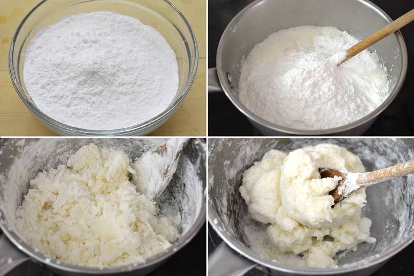 2 aggiungere farina di tapioca