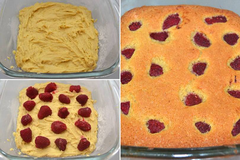 3 aggiungere lamponi