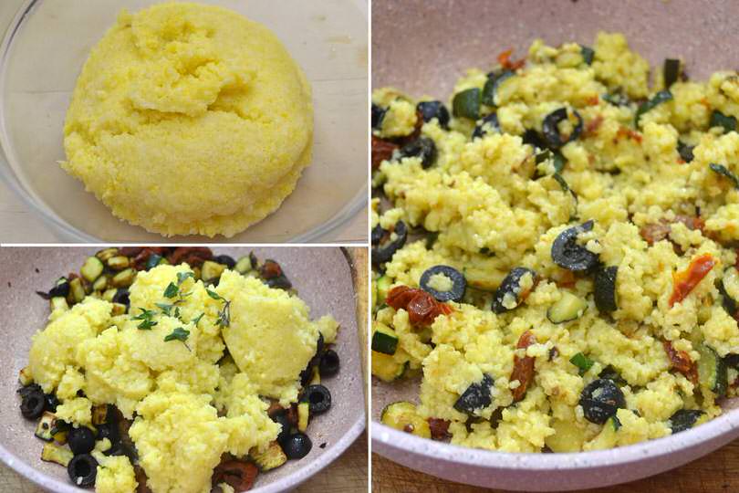 3 amalgamare alle verdure