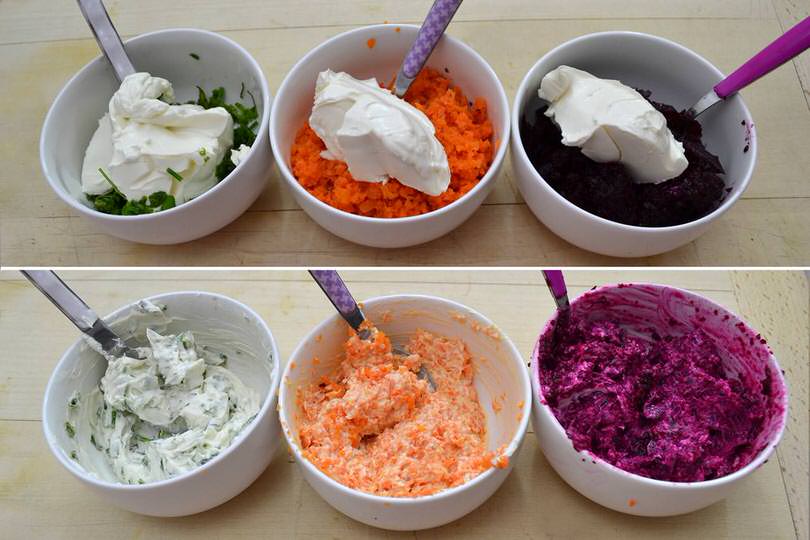 3 creme per tramezzino