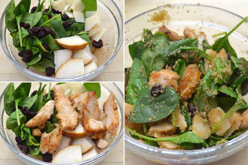 3 mescolare insalata