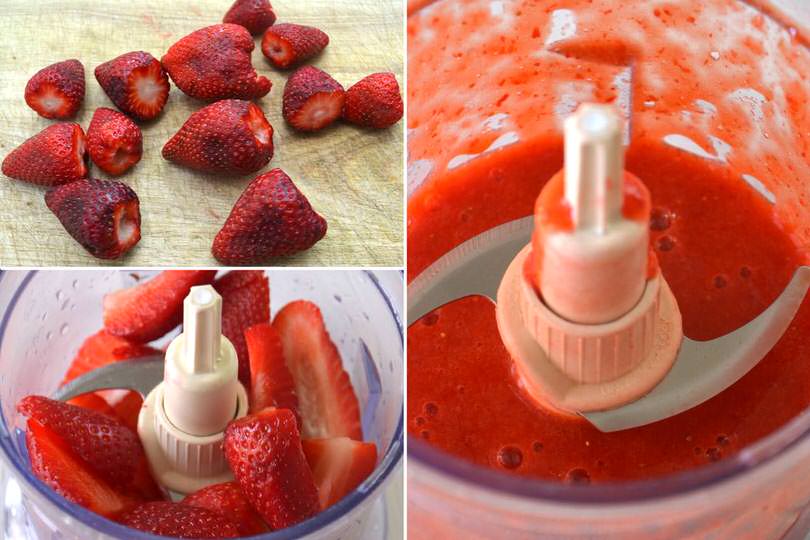 5 frullare fragole