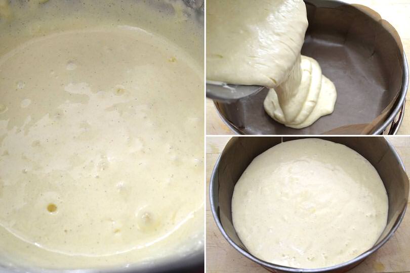 5 versare nello stampo