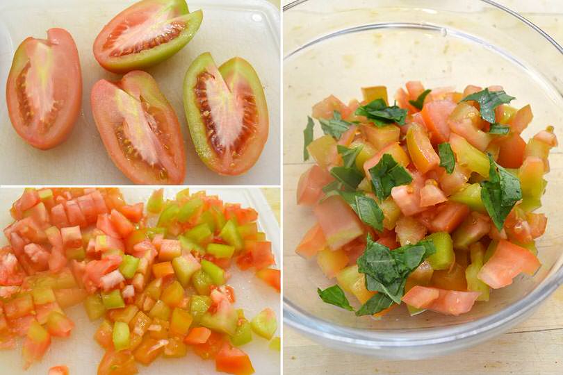 0 tagliare pomodorini