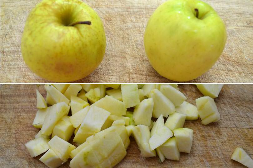1 tagliare mele