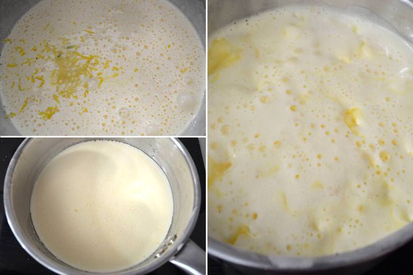 2 versare in un pentolino