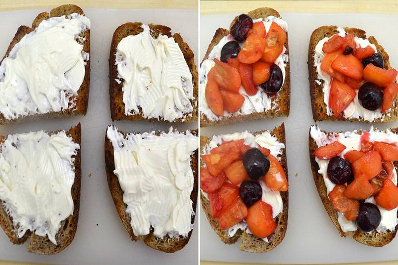 4 farcire bruschette
