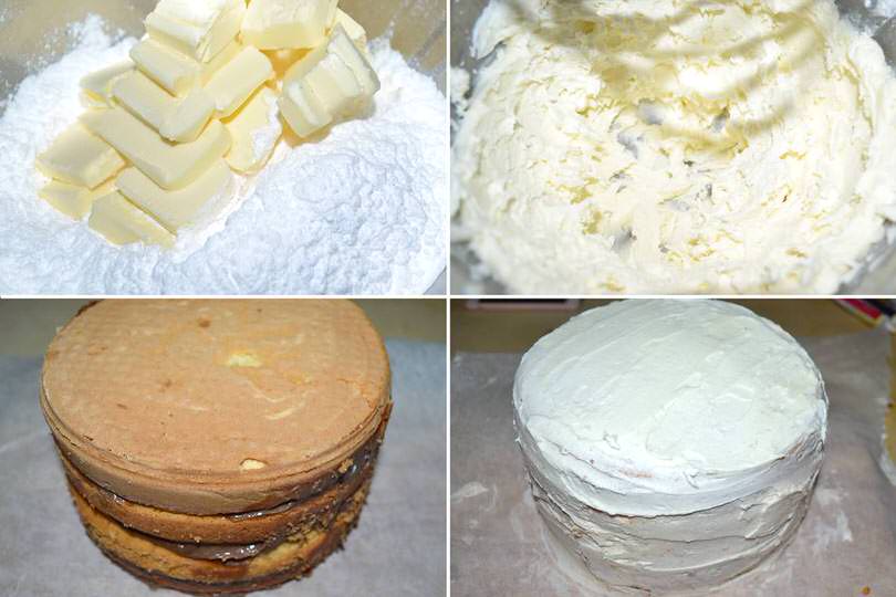 9 glassare con crema al burro