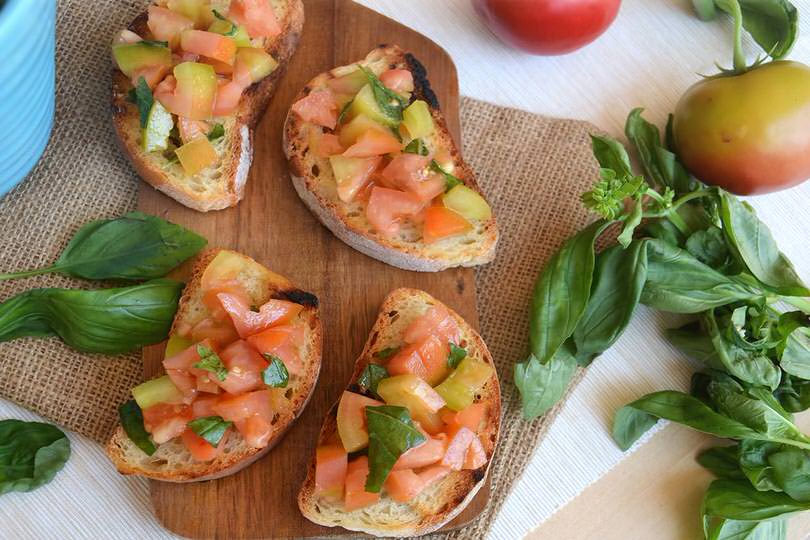 bruschette al pomodoro