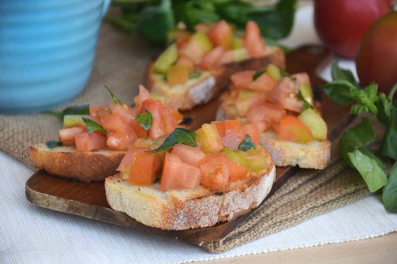 Bruschette al pomodoro - Ricetta di Misya