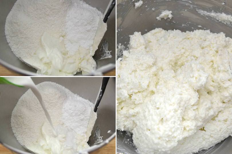 1 preparare crema al cocco
