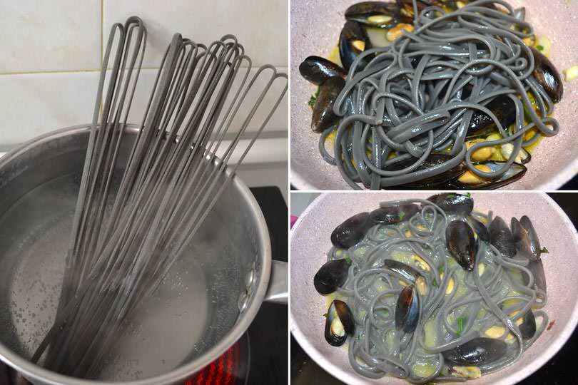 2 aggiungere spaghetti