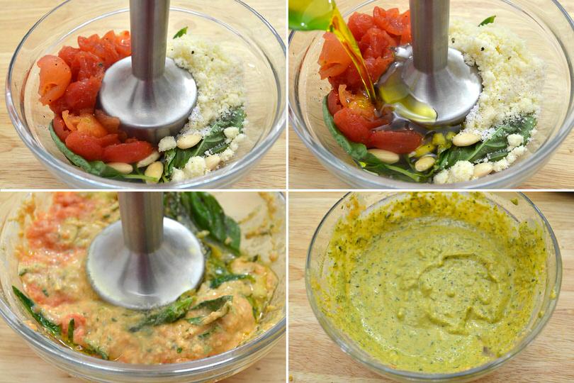 3 pestare ingredienti