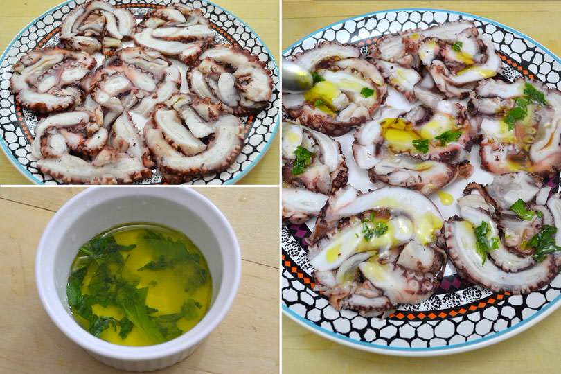 6 aggiungere aglio e prezzemolo