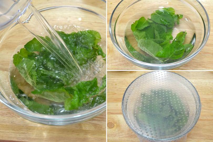 2 aggiungere alcol e far riposare