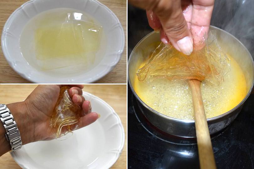 2 aggiungere gelatina strizzata