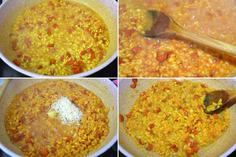 4 cuocere risotto