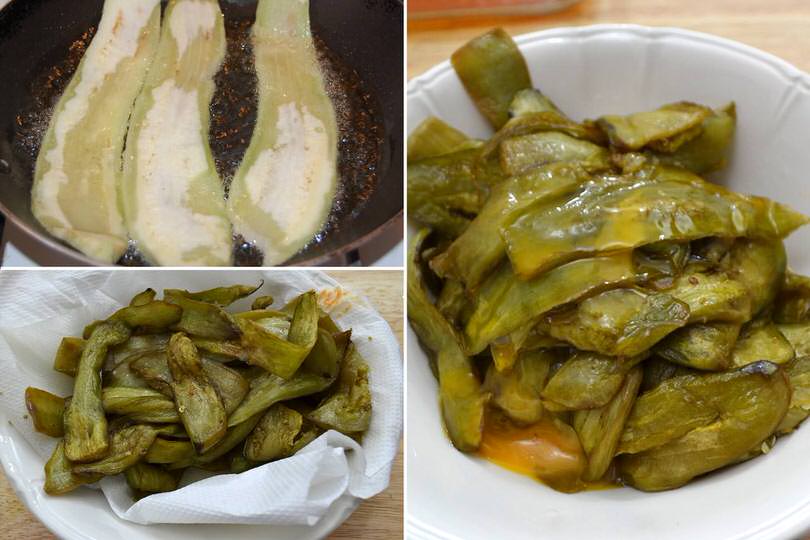 5 friggere melanzane