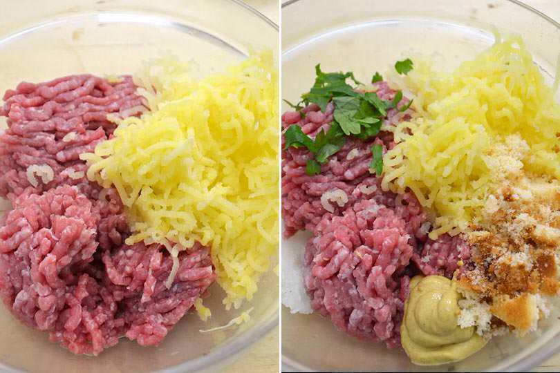 1 impasto carne e patate