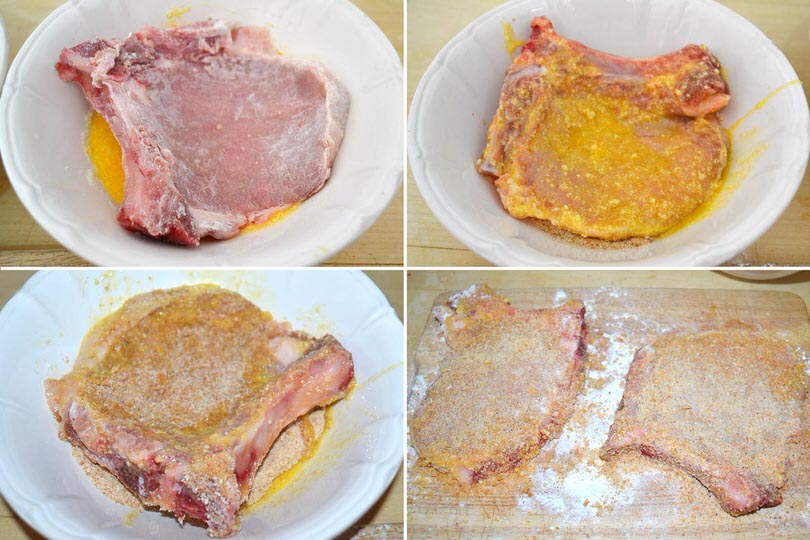 2 carne nell uovo e nel pangrattato