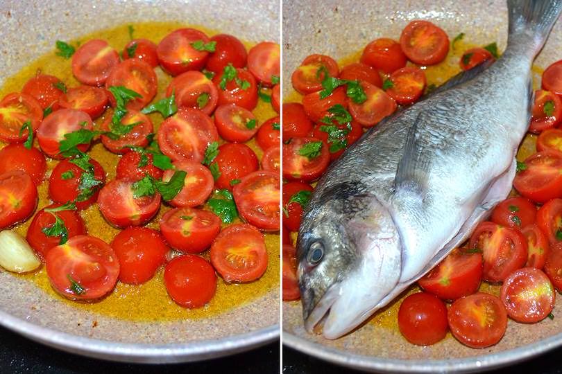 » Orata all'acqua pazza - Ricetta Orata all'acqua pazza di ...